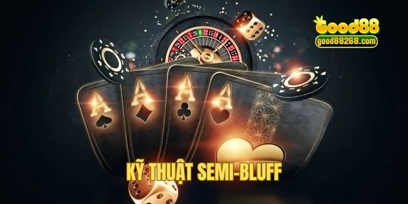 Kỹ thuật lừa bài cùng với Semi-Bluff